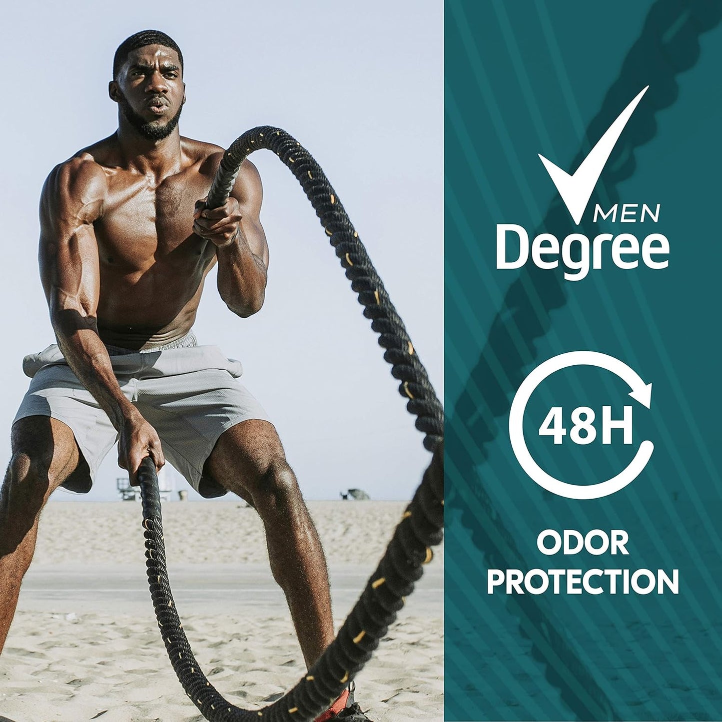 Degree Men Antiperspirant Deodorant Stick Cool Rush 48 Hour Protection 2.7 Oz (Pack of 6)